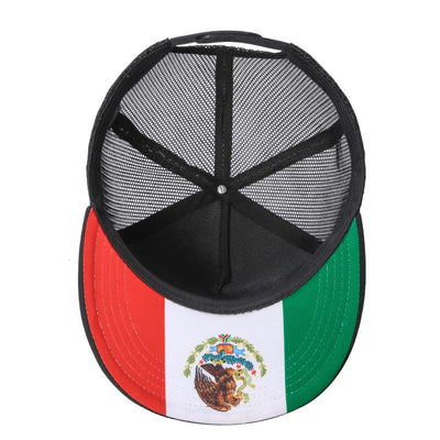 12 Pack Trucker Mesh Hat Cap Mexico Flag Under Bill