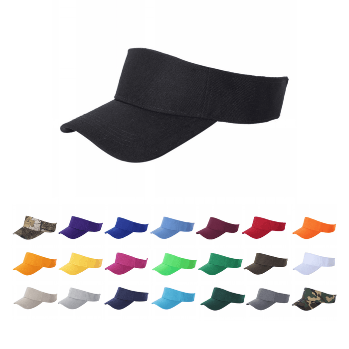 12 Pack Velcro Sun Visor Hat Cap