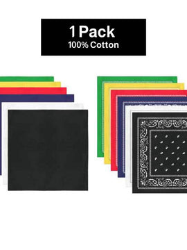 1 Pack COTTON Bandanas