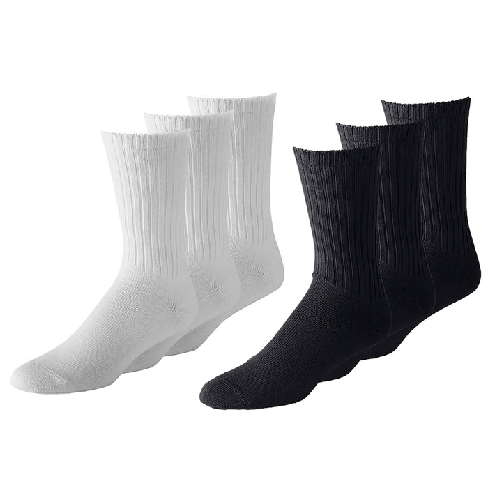120 Pairs Crew Socks 9-11 Black  Socks Wholesale