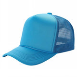 Aqua Trucker Mesh Hat Sponge Cap Curved Brim