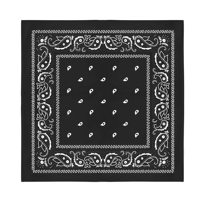 12 Pack POLYESTER Bandanas Solid 22 inches White Bandanas Wholesale