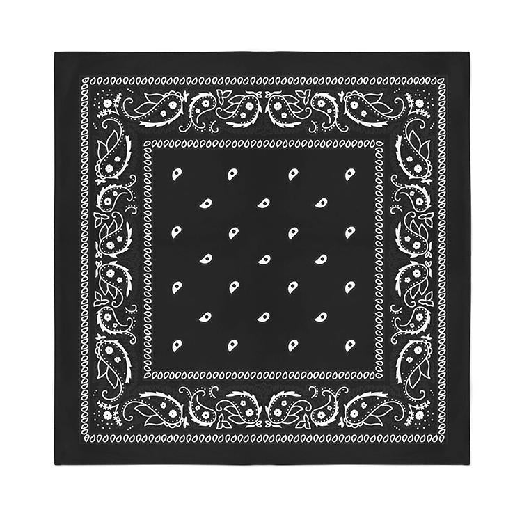 12 Pcs COTTON Bandanas Bulk Wholesale - Paisley or Solid (Sold per Dozen) - BandanasWholesale