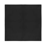 Square Bandanas (24 Pack) Cotton Solid 22 inches Black  Wholesale