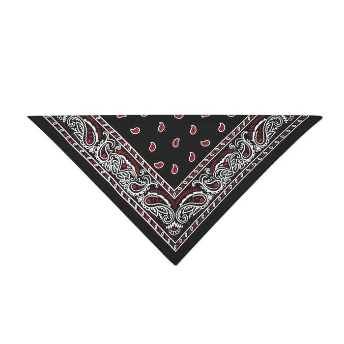 3 Pack COTTON Dog Bandanas Solid Regular (30 by 20 in) Black Dog Bandanas Wholesale