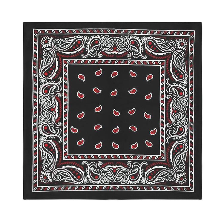 12 Pcs COTTON Bandanas Bulk Wholesale - Paisley or Solid (Sold per Dozen) - BandanasWholesale
