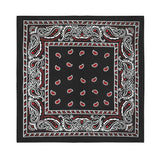 12 Pcs COTTON Bandanas Bulk Wholesale - Paisley or Solid (Sold per Dozen) - BandanasWholesale
