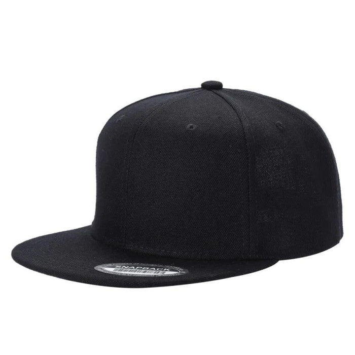 Black Snap Back Hat Cap for Kids