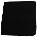 Z***UNAVAILABLE PRODUCT All Bandanas - Paisley or Solid Cotton or Polyester 22 or 27 inches Solid 22 in Cotton Black  Wholesale