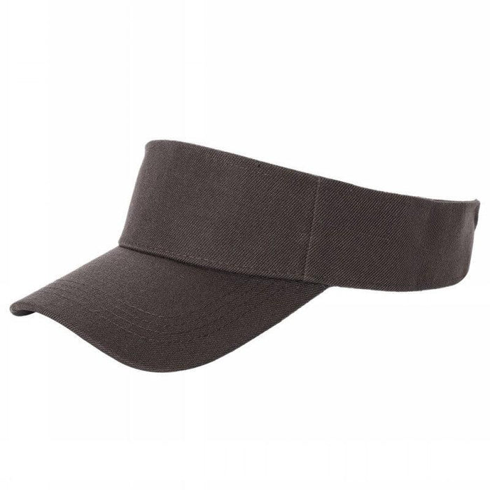 Brown Velcro Sun Visor Hat Cap
