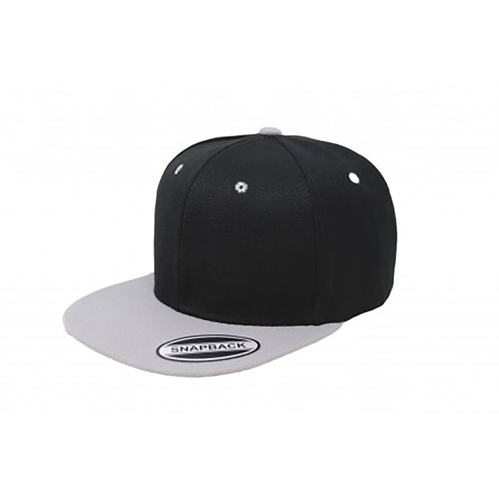 24 Pack Snapback Flat Brim Black   Baseball Caps Wholesale