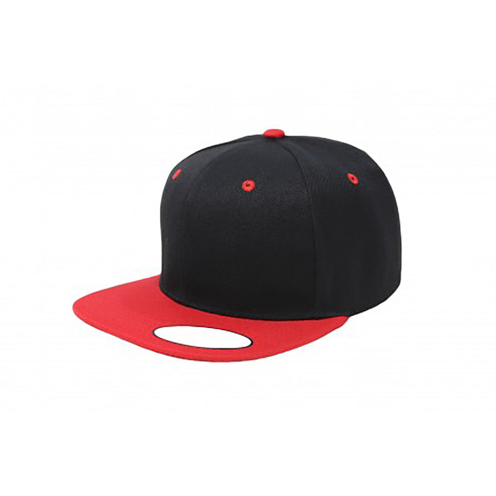 Flat Brim Snapback or Velcro Closure Hats (Black or Red) – Positive Black  Images Apparel