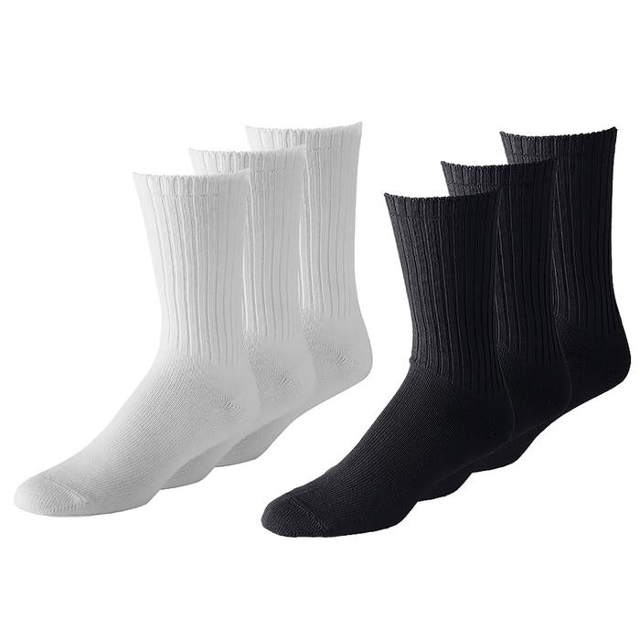 Mix of Black Socks & White Socks