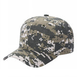 Digital Camouflage Velcro Hat Cap