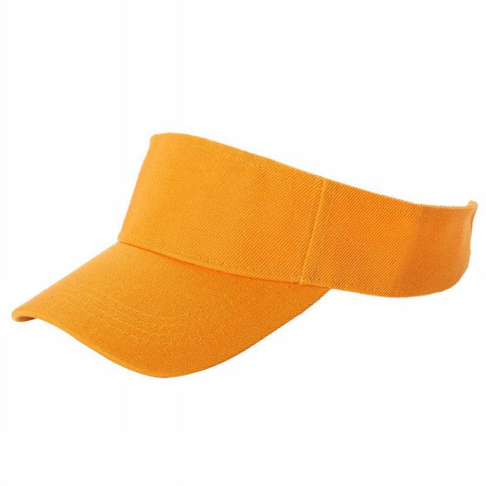 Gold Velcro Sun Visor Hat Cap