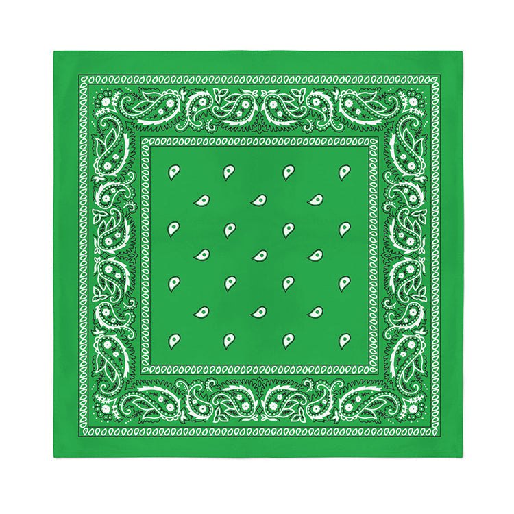12 Pack POLYESTER Bandanas Solid 22 inches White Bandanas Wholesale