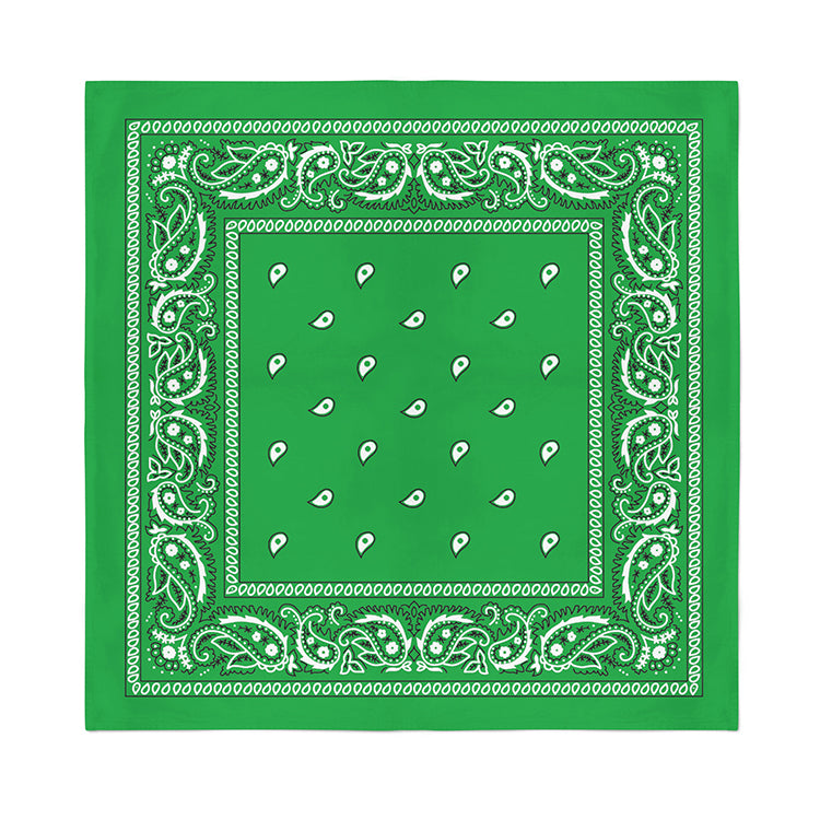 12 Pack POLYESTER Bandanas Solid 22 inches White Bandanas Wholesale