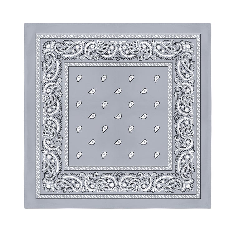 12 Pack COTTON Bandanas Solid 22 inches White Bandanas Wholesale