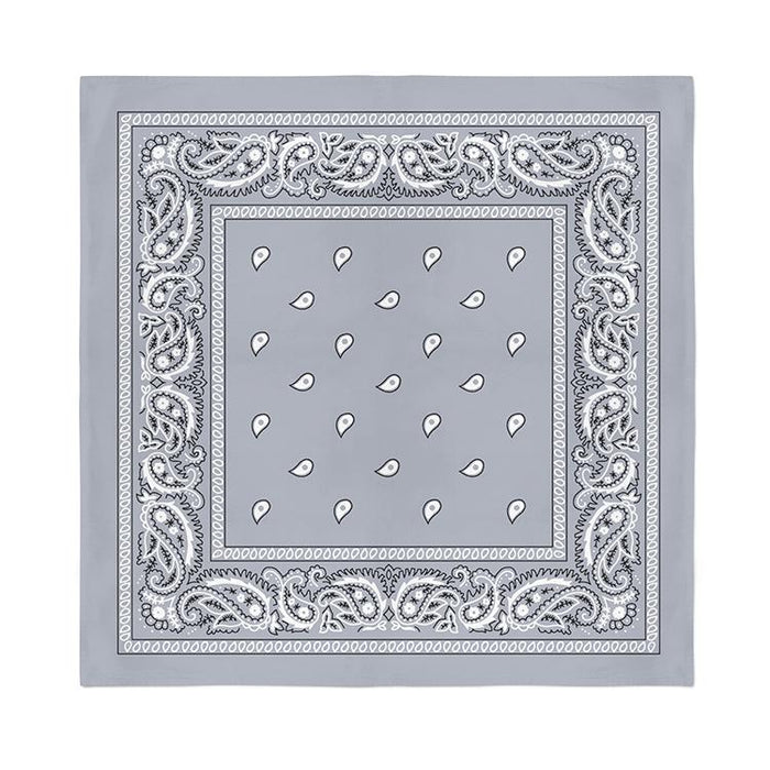 Square Bandanas (24 Pack) Cotton Solid 22 inches Black  Wholesale