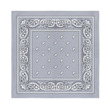 Square Bandanas (24 Pack) Cotton Solid 22 inches Black  Wholesale