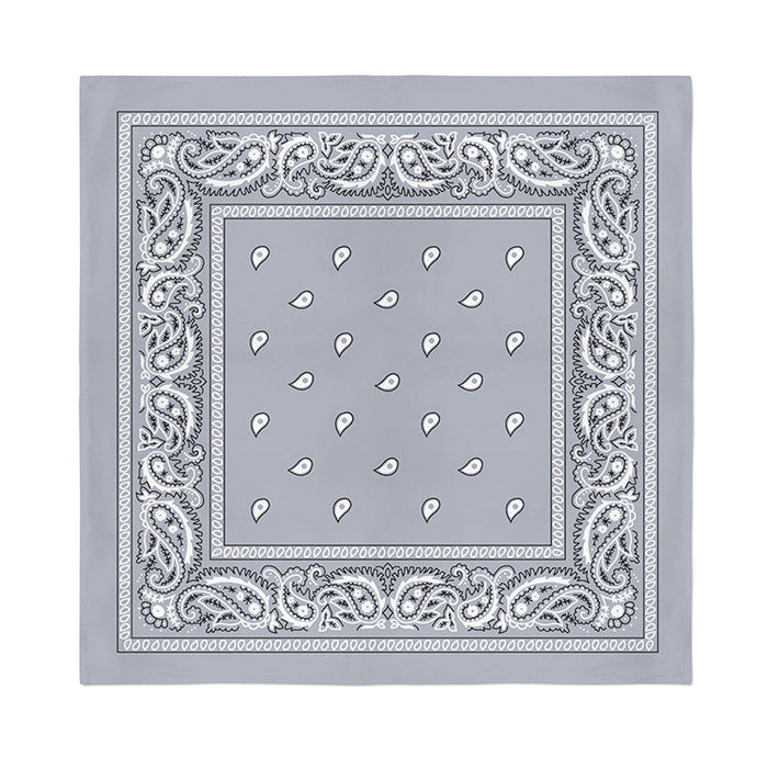 12 Pack POLYESTER Bandanas Solid 22 inches White Bandanas Wholesale