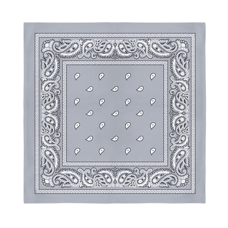 12 Pack POLYESTER Bandanas Solid 22 inches White Bandanas Wholesale