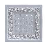 3 Pack POLYESTER Bandanas Solid 22 inches White Bandanas Wholesale