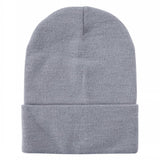 Grey Long Beanie