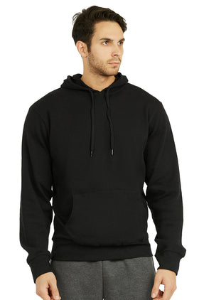 Men's Waffle Fabric Pullover Sweater Hoodie