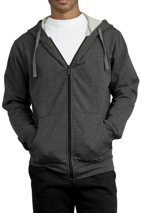 Men's Cotton Terry Zip Up Hoodie