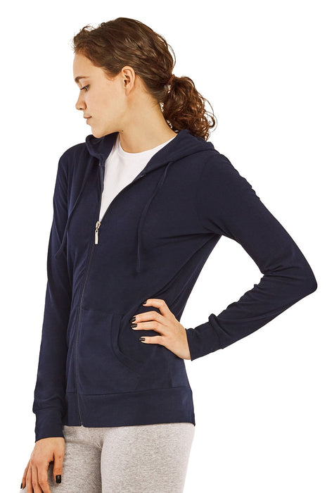 Women's Thin Zip-Up Hoodie Jacket