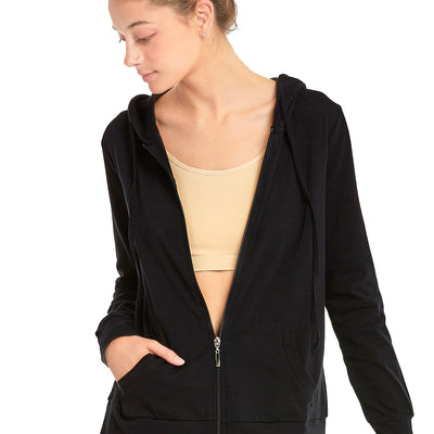 Women's Thin Zip-Up Hoodie Jacket
