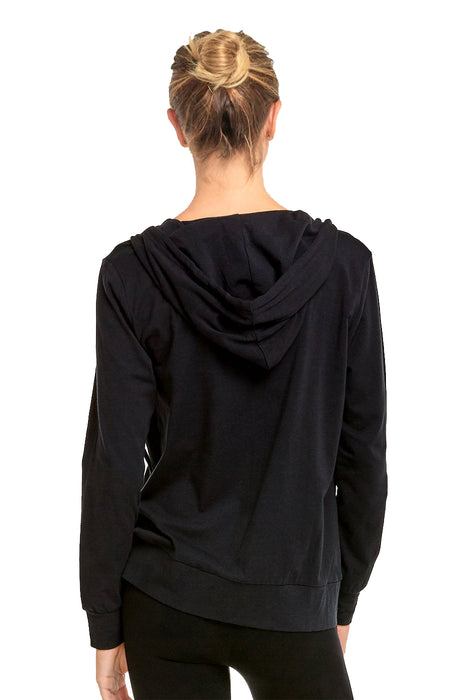 Women's Thin Zip-Up Hoodie Jacket