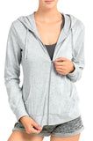 Women's Thin Zip-Up Hoodie Jacket