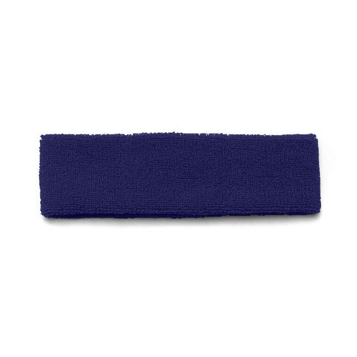 12 Pack Sport Headbands Black   Headbands Wholesale