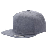 Heather Grey Snap Back Hat Cap for Kids