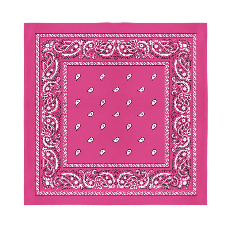 12 Pack POLYESTER Bandanas Solid 22 inches White Bandanas Wholesale