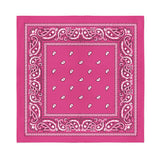 3 Pack POLYESTER Bandanas Solid 22 inches White Bandanas Wholesale