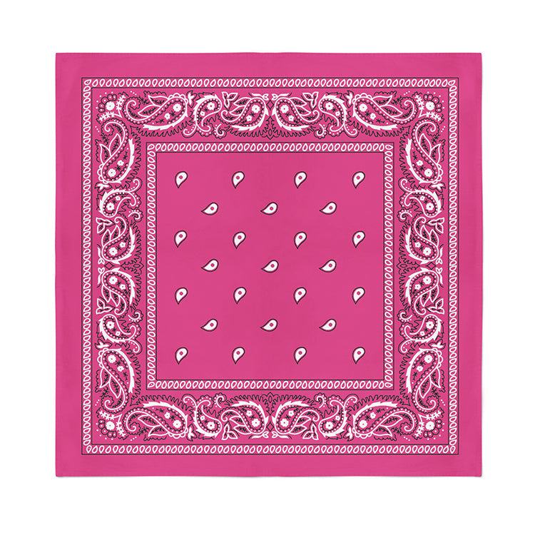 12 Pack COTTON Bandanas Solid 22 inches White Bandanas Wholesale