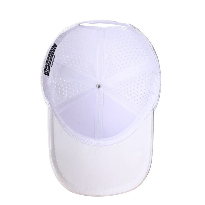 Inside Trucker Mesh 6-Panel Waterproof Laser Vented Golf Hat Cap