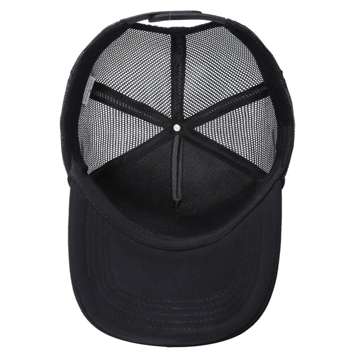 Inside Trucker Mesh Hat Sponge Cap Curved Brim