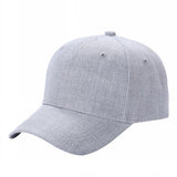 Light Heather Grey Velcro Hat Cap