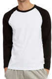 Men's Long Sleeve Baseball Tee Shirt