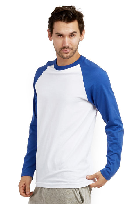 Men's Long Sleeve Baseball Tee Shirt