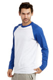 Men's Long Sleeve Baseball Tee Shirt