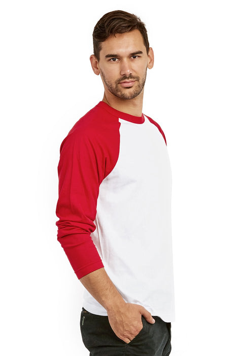 Men's Long Sleeve Baseball Tee Shirt