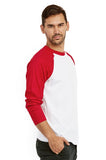 Men's Long Sleeve Baseball Tee Shirt