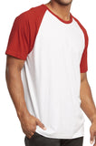 Men's Short Sleeve Baseball Tee Shirts