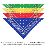 12 Pack COTTON Dog Bandanas Solid Regular (30 by 20 in) Black Dog Bandanas Wholesale