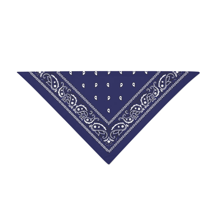 Navy Blue Dog Bandana